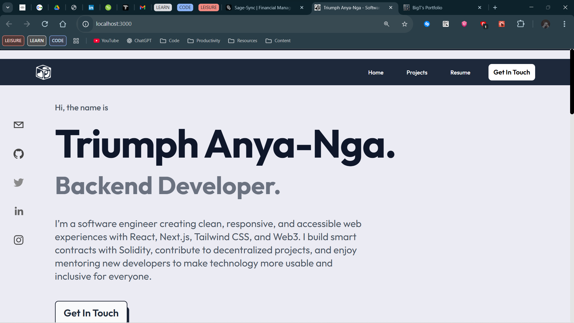 Next.js UI Portfolio v2